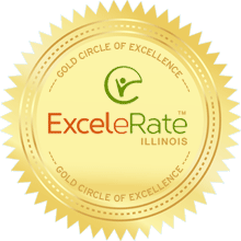 EXCELERATE ILLINOIS  GOLD CIRCLE OF QUALITY DESIGNATION