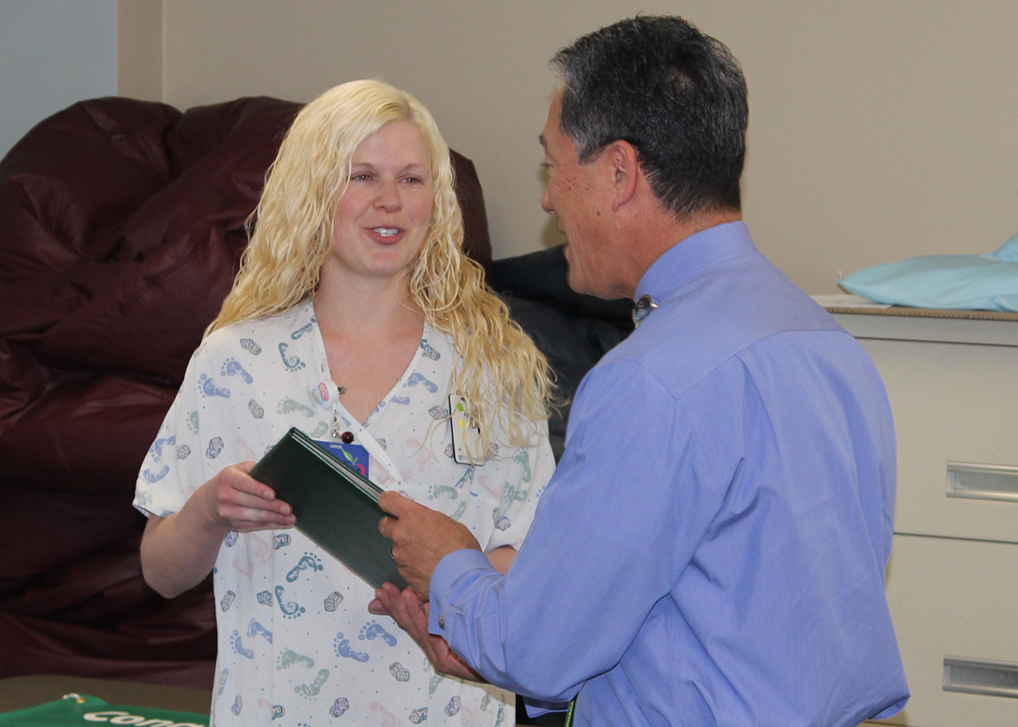 Ashley Huber Receives DAISY Award
