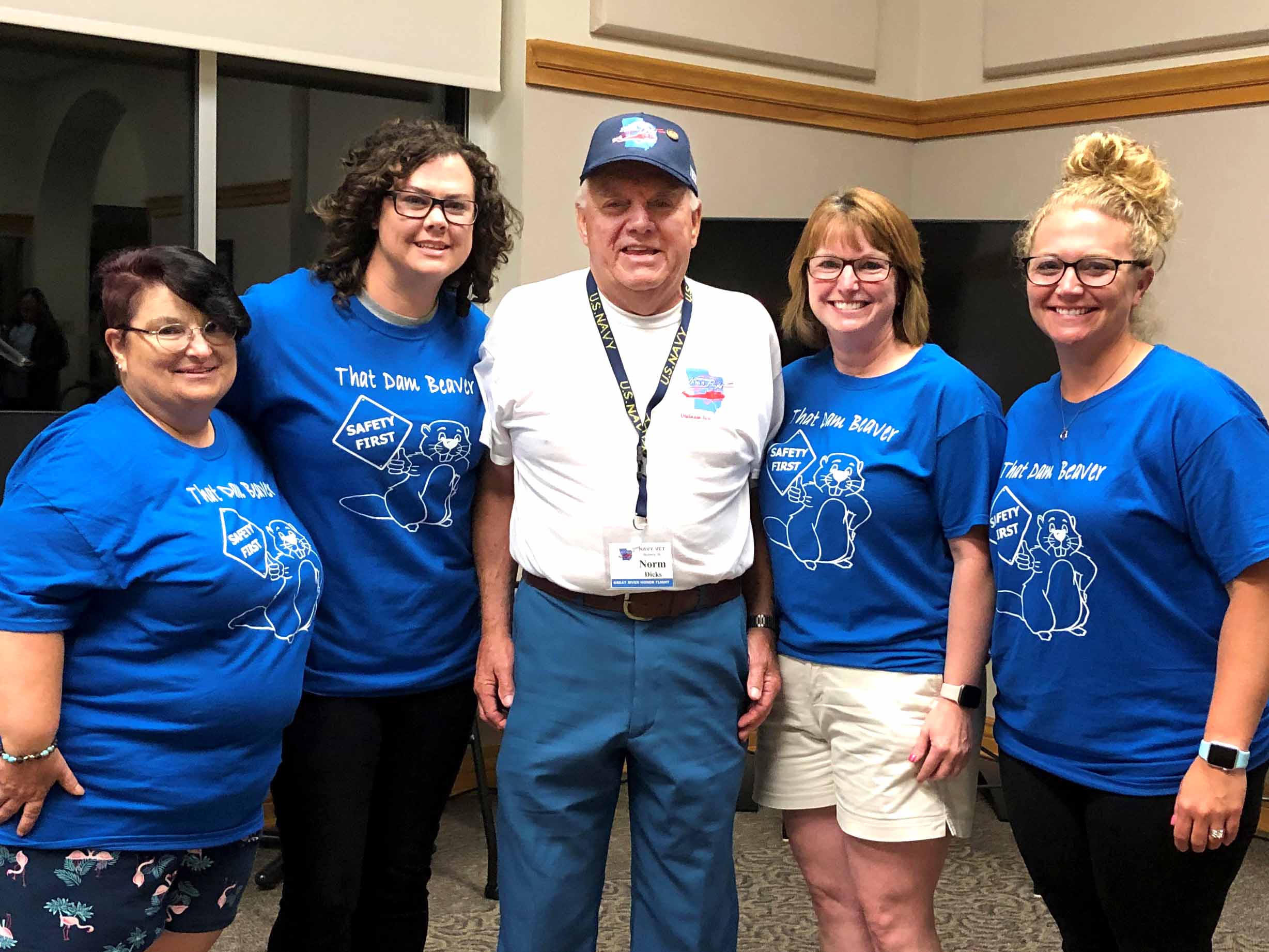 Norm Dicks and Wound Center team