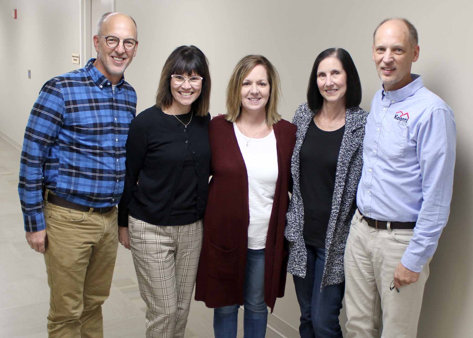 Cindy Hoewing, RN, with Koontz Family