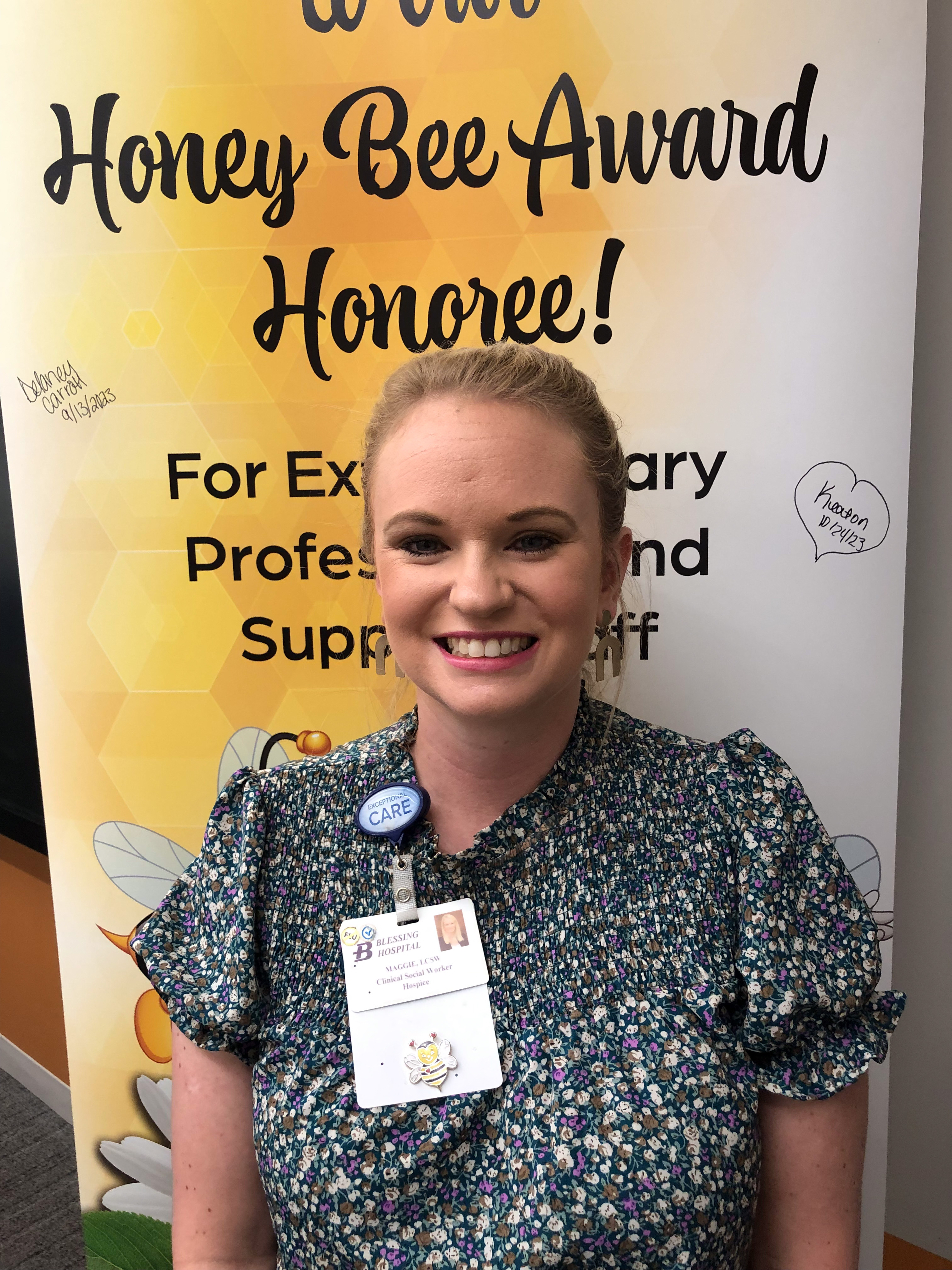 Honey Bee Winner Maggie Althide