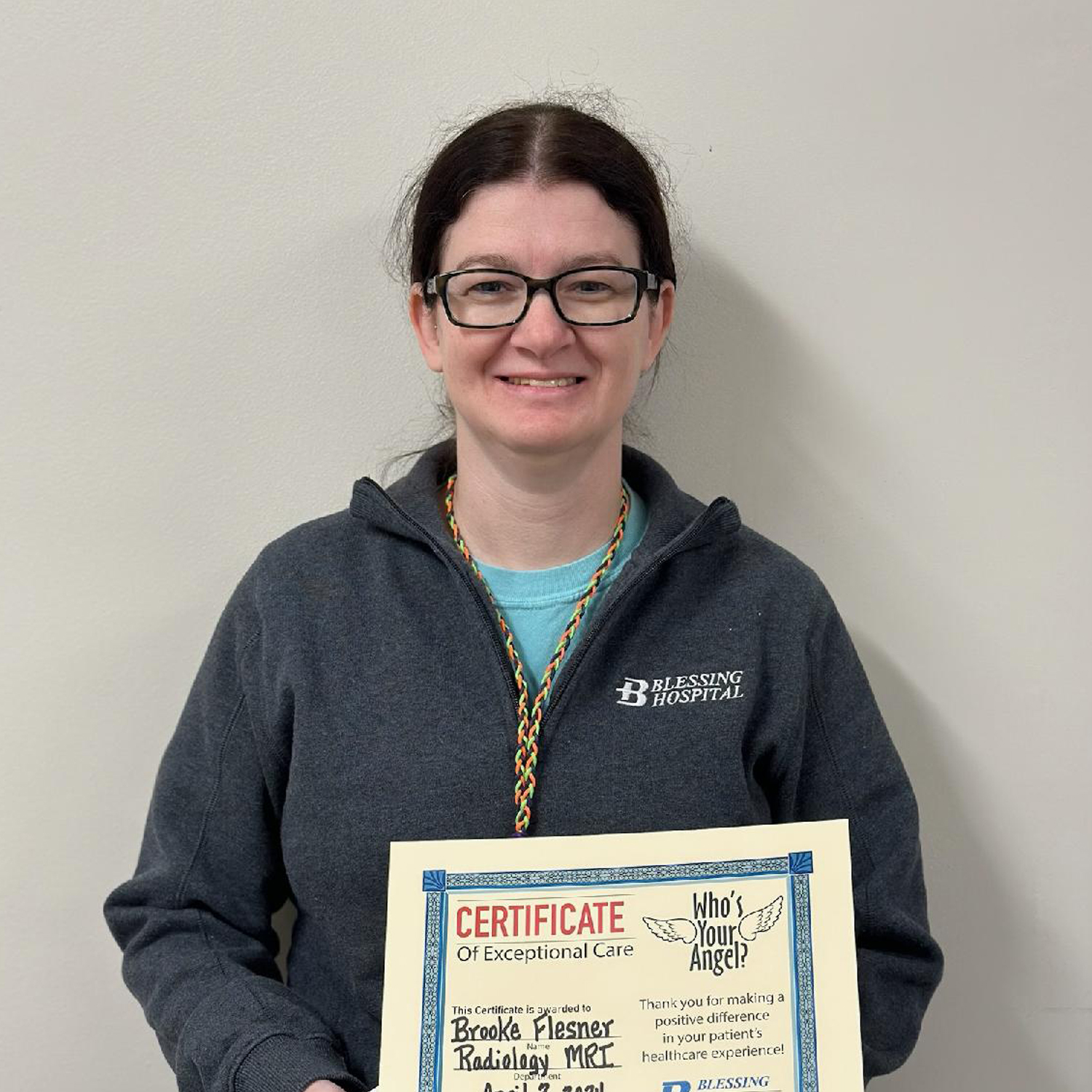 Brooke Flesner, MRI Technologist, Blessing Hospital Radiology