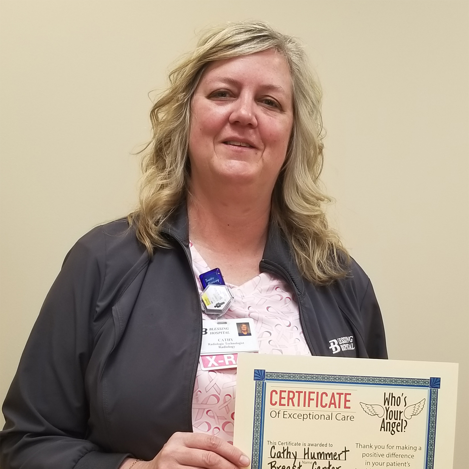 Cathy Hummert, Blessing Hospital