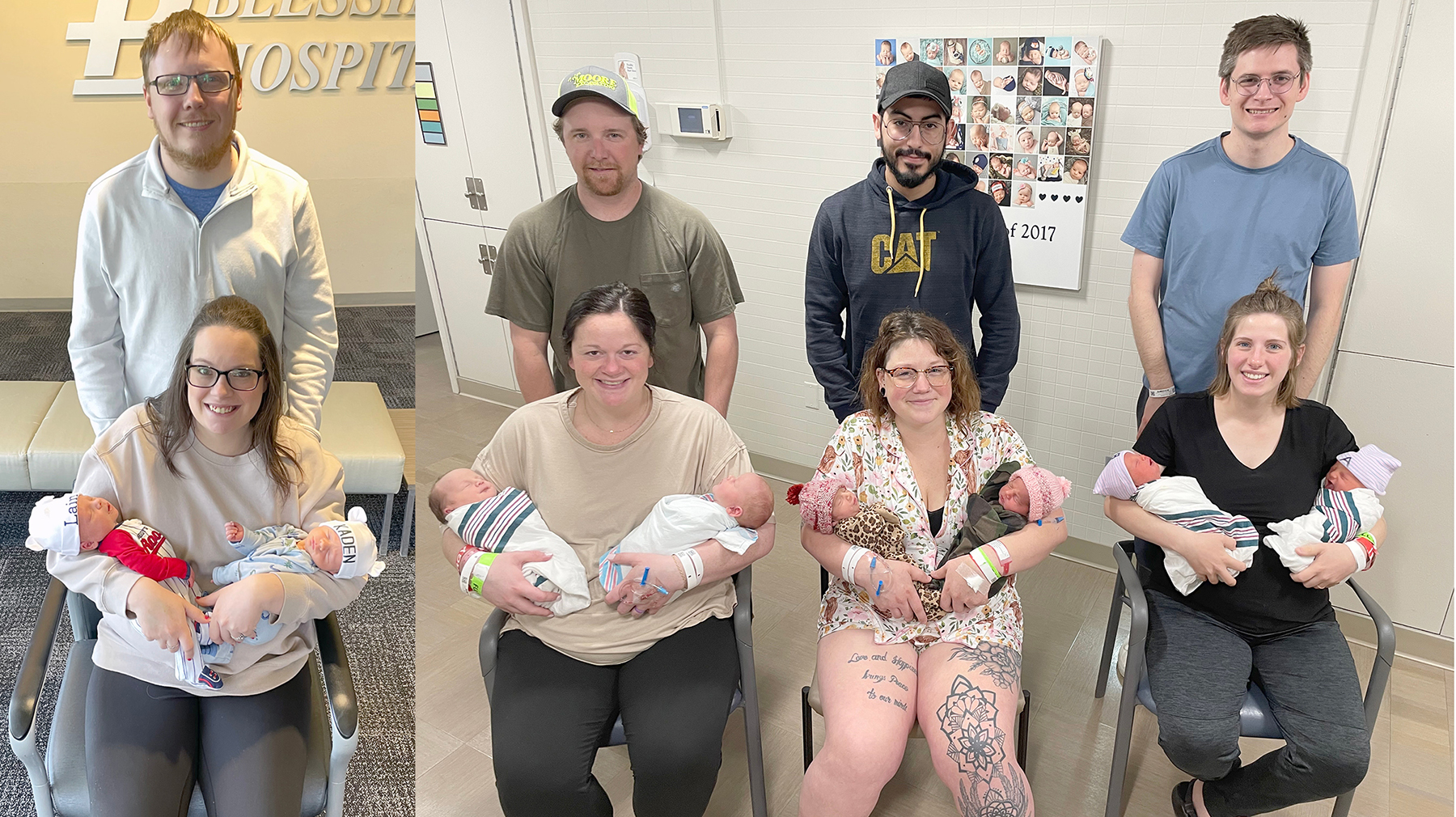 Four Sets of Twins Born at Blessing Hospital