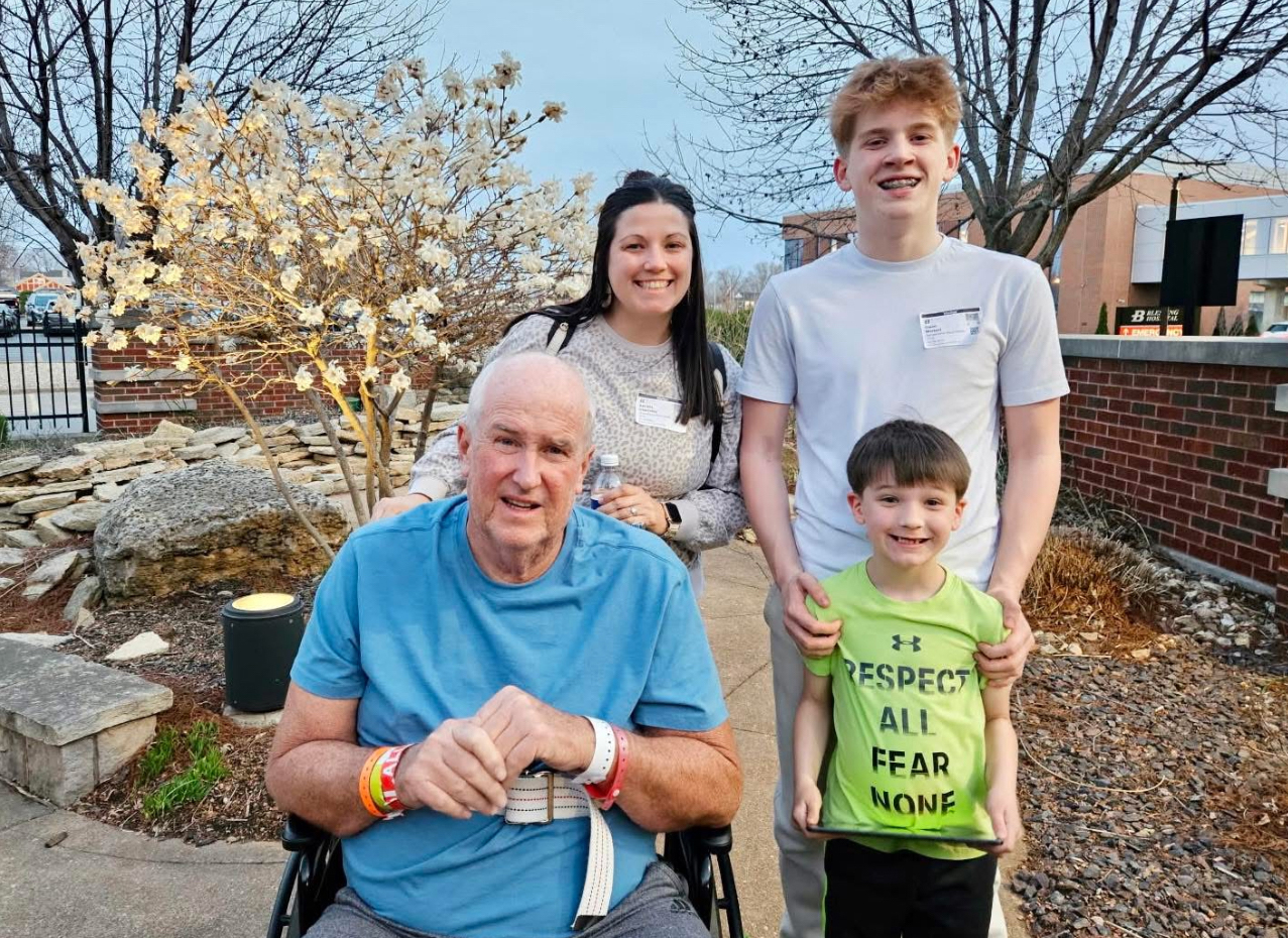 Robert Wilson and Family at Blessing Hospital
