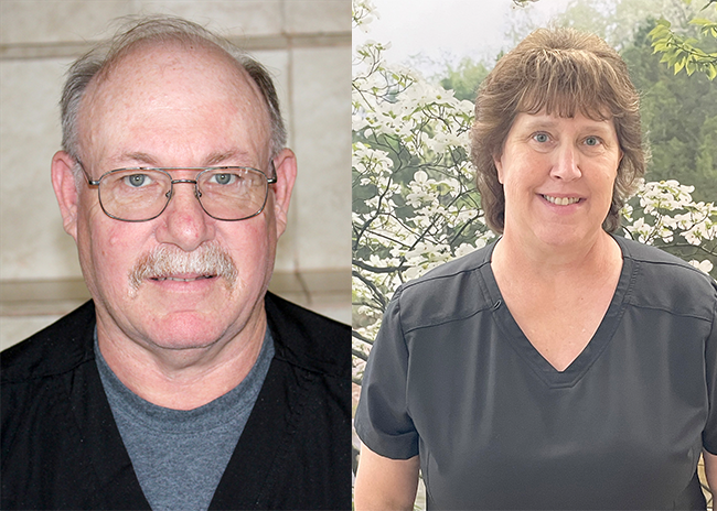 Dennis Behl, RN, and Michele Graham, RN