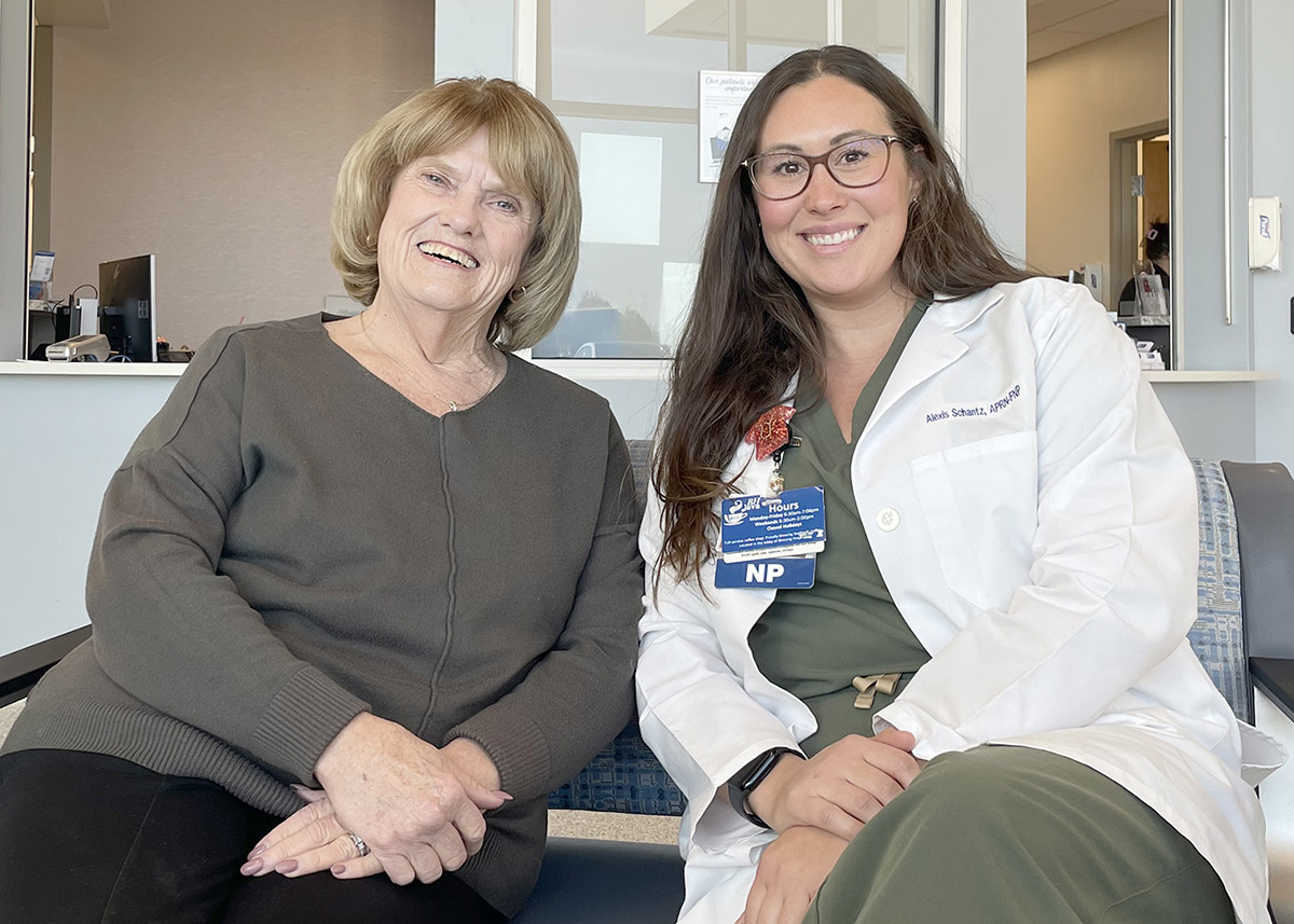 Arlis DeJaynes and Alexis Schantz