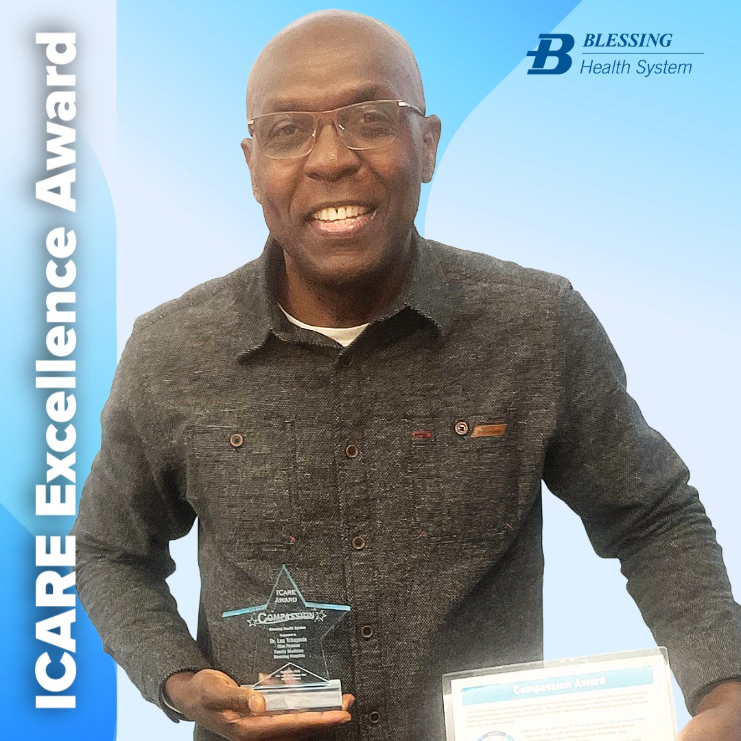 Dr. Luc Tchapnda receives the Blessing ICARE award