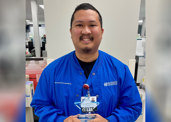 Jeg Gonzales received an ICARE Award