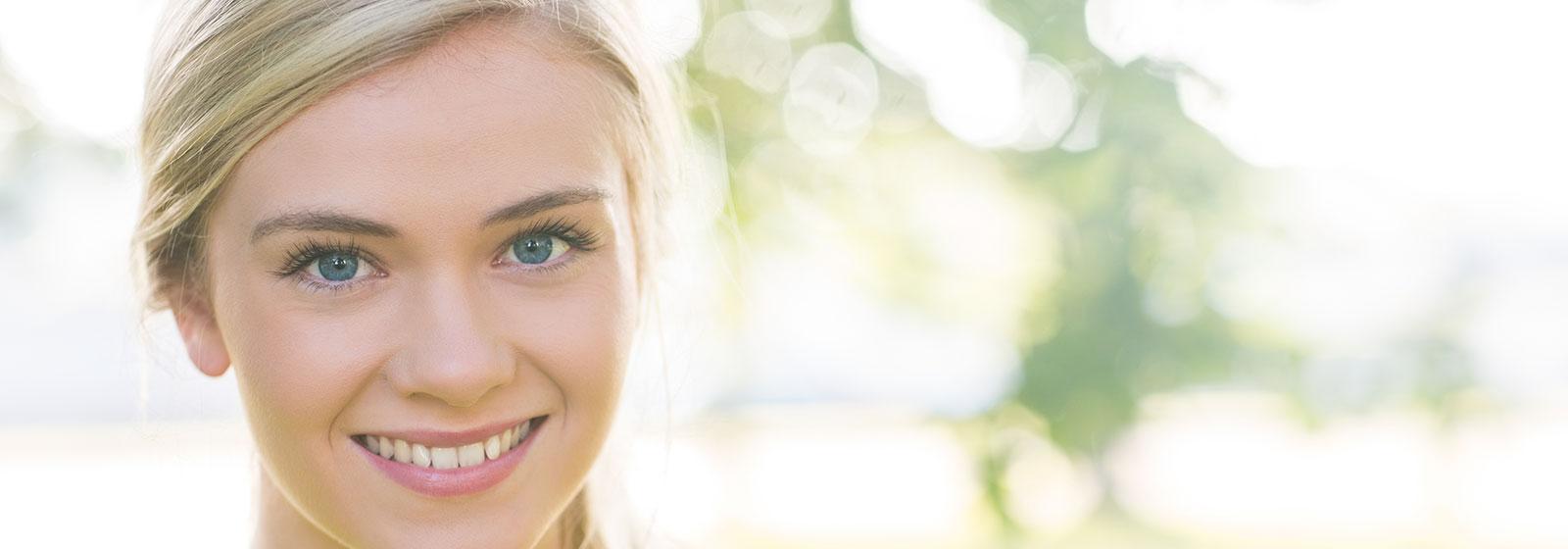 Lady smiling