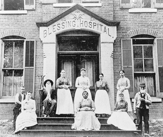 Blessing Hospital, Circa 1890